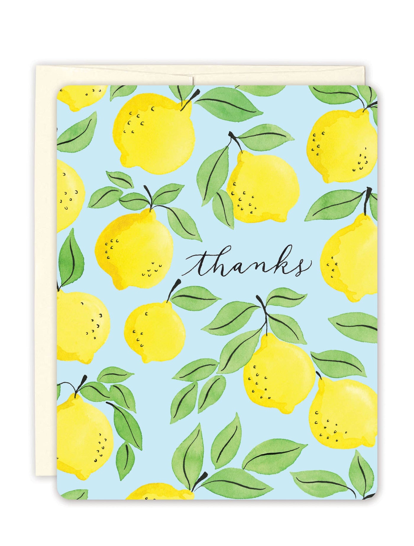 Lemons Boxed Thank You Notecard - Set of 10