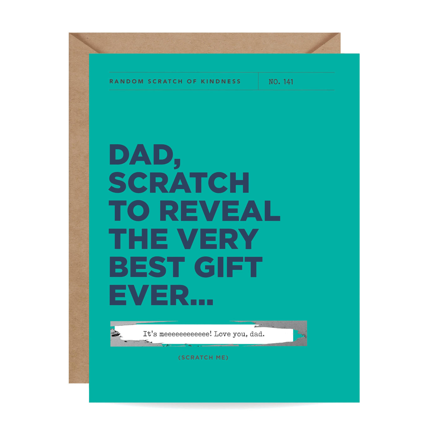 Scratch-off Card - Best Gift Ever - Father's Day