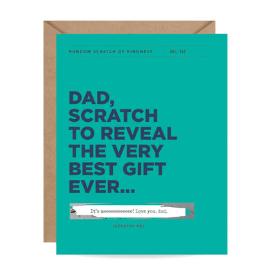 Scratch-off Card - Best Gift Ever - Father's Day