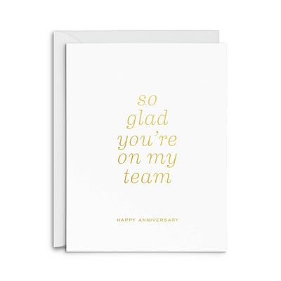 Team Anniversary Greeting Card