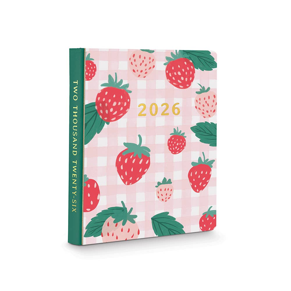 August 2025 to December 2026, Strawberry Love Good Day Planner