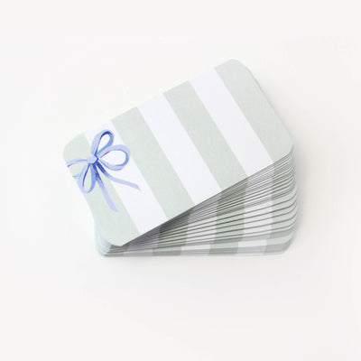 Pocket Notes™ - Blue Bow Stripes