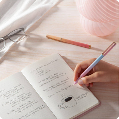 The Catalina Felt Tip Pens, 6 Pack Ombre Barrel