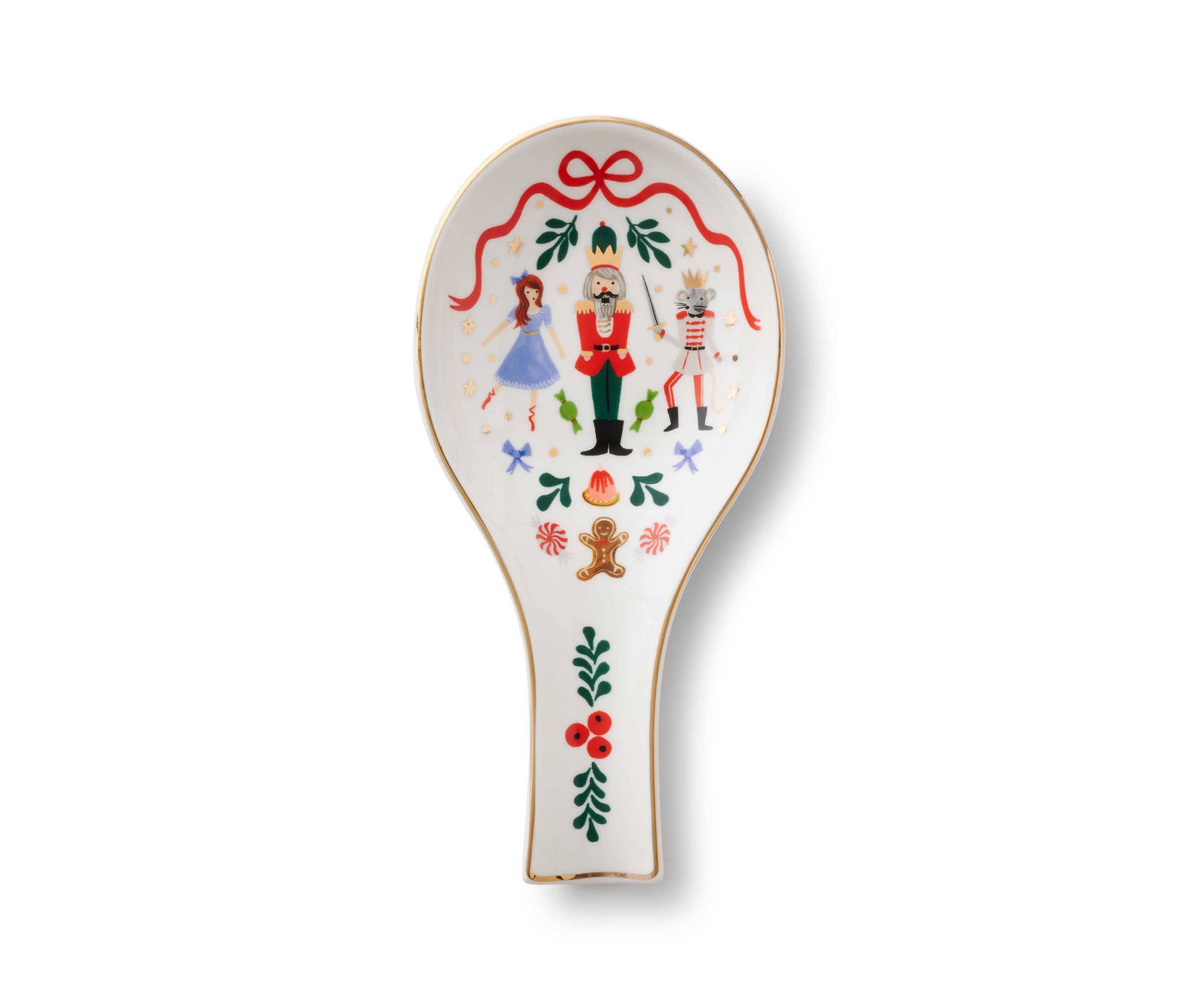 Nutcracker Porcelain Spoon Rest