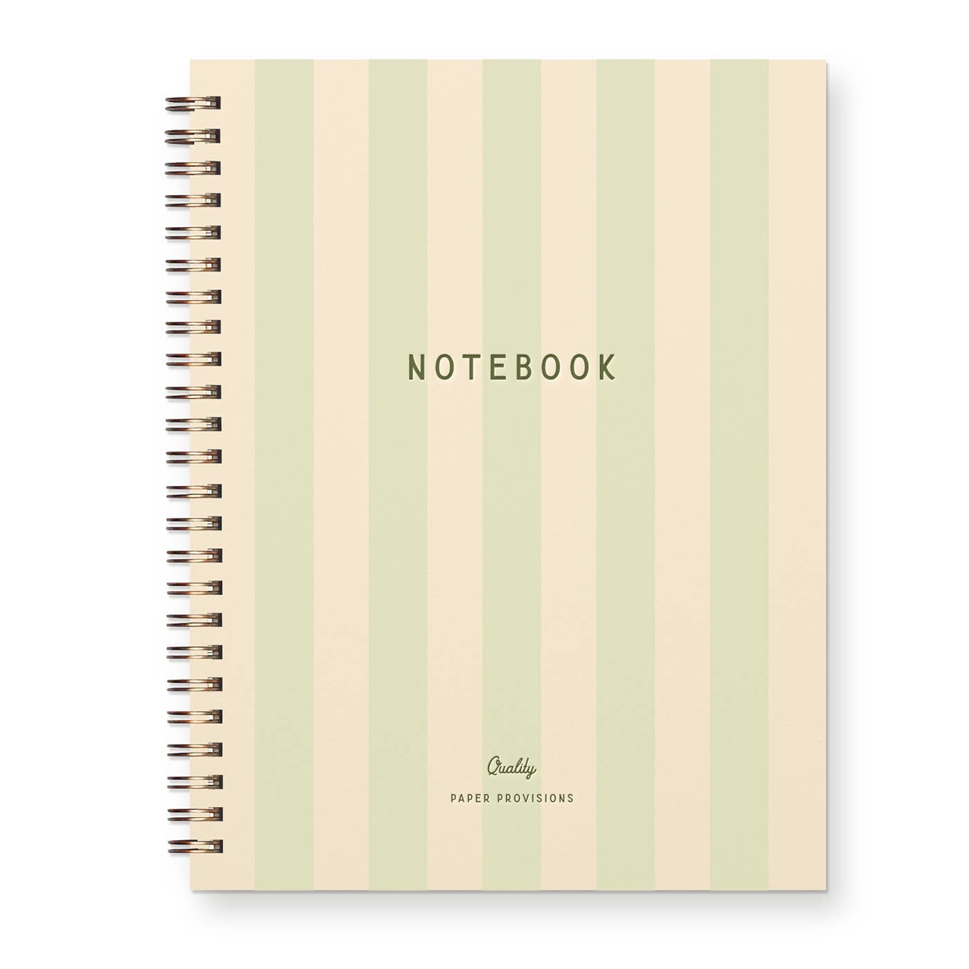 Striped Signature Journal: Lined Notebook: Seaglass