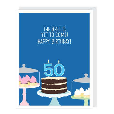 50 Fiftieth Birthday Card