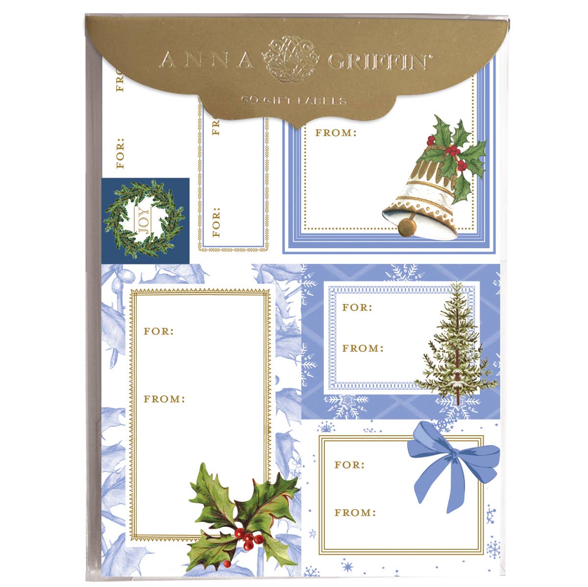 Blue Bells and Bows Labels