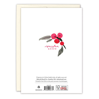 Peace Love Color Joy Holiday Card