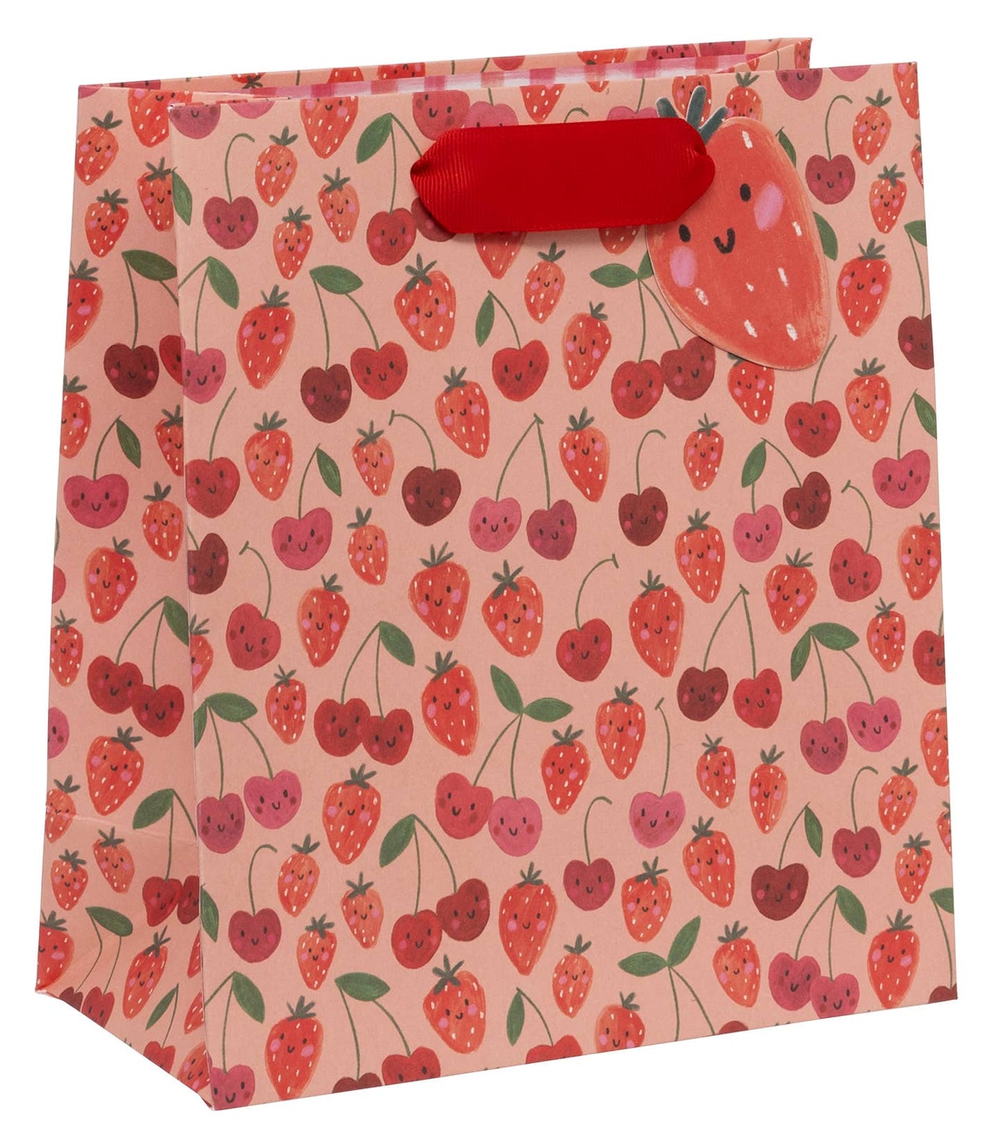 Cherry + Strawberries - Medium Gift Bag