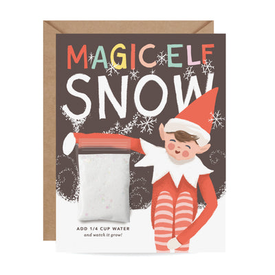 Magic Elf Snow Card - Instant Snow Christmas Card