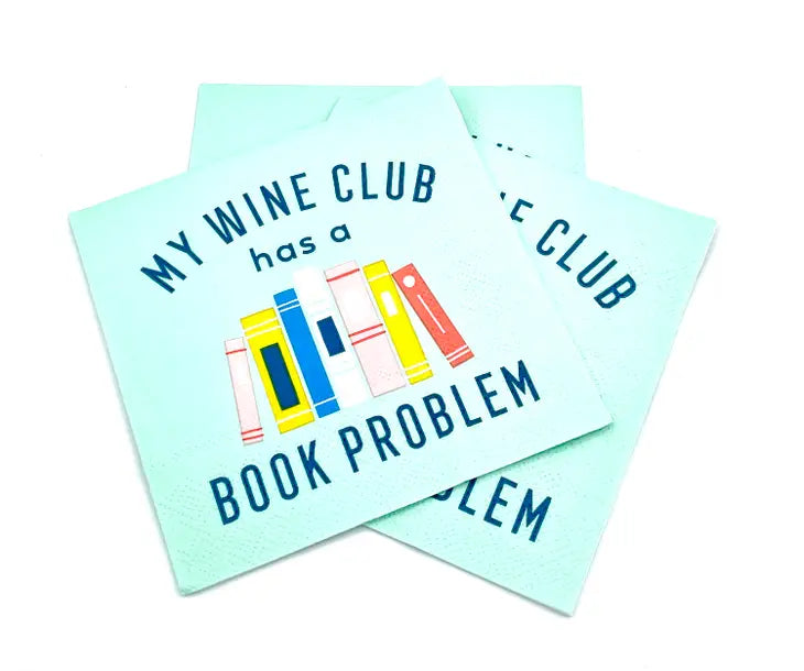 My Wine Club Has A Book Problem Cocktail Napkins