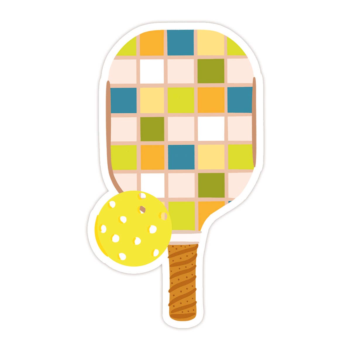 Pickleball Paddle Vinyl Sticker