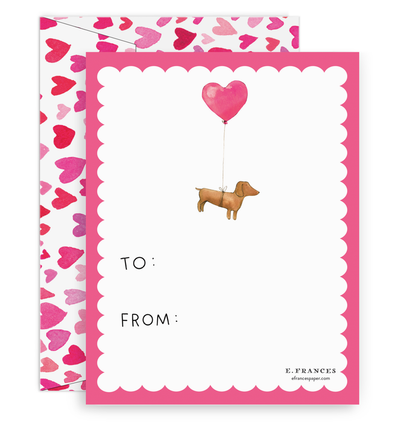 Doggie Dress Up | Kids Classroom Valentine's Cards Box