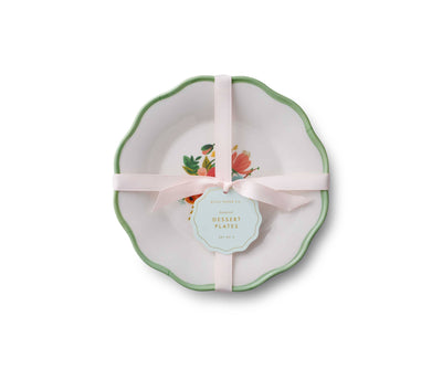 Garden Party Melamine Assorted Dessert Plates