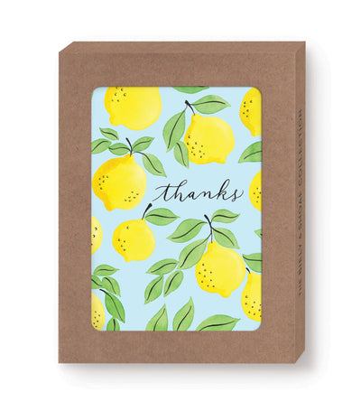 Lemons Boxed Thank You Notecard - Set of 10