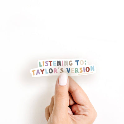Listening To Taylor’s Version Sticker