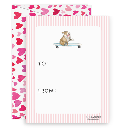 Rollin' | Valentine's Day Kids Classroom Cards Set