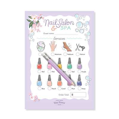 Tiny Town Play Notepad - Nail Salon & Spa