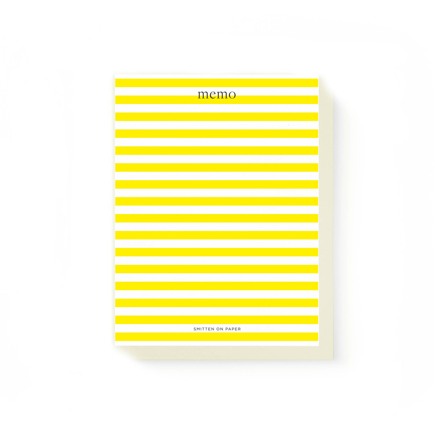 Yellow Stripe Chunky Notepad