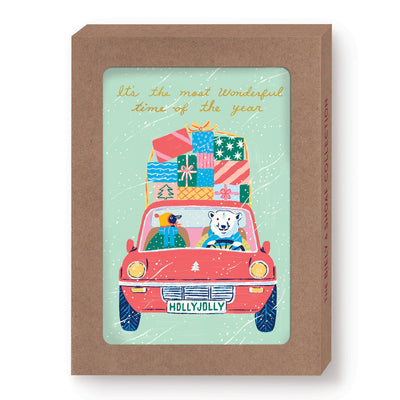 Most Wonderful Time Boxed Holiday Cards - Set of 10