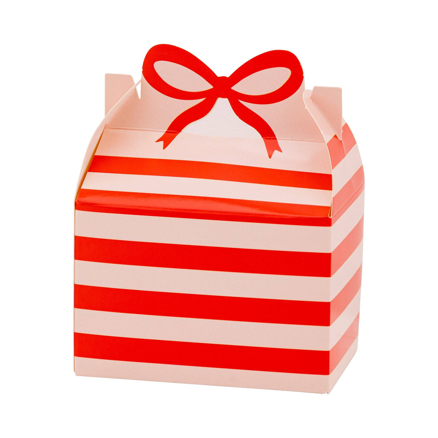 Red and Pink Bow Petite Gable Box