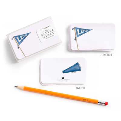 Let's Go Pennant Little Notes® | Pep Rally & Game Day notes