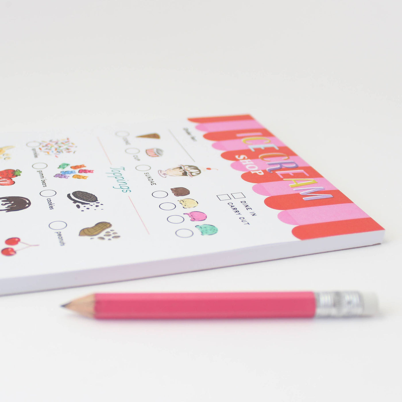 Tiny Town Play Notepad - Ice Cream Shop