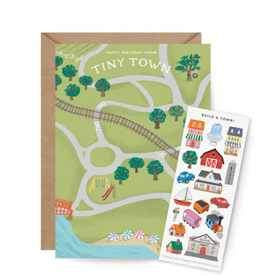 Tiny Town Sticker Scene Card