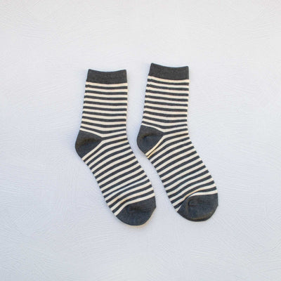 Cozy Stripe Casual Socks