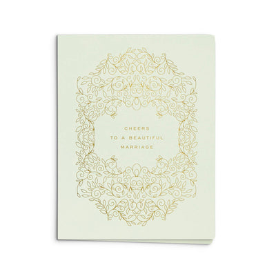 Beautiful Marriage Greeting Card: Single Card