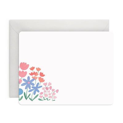 Flower Patch Flat Notes, Boxed set of 8 Notecards