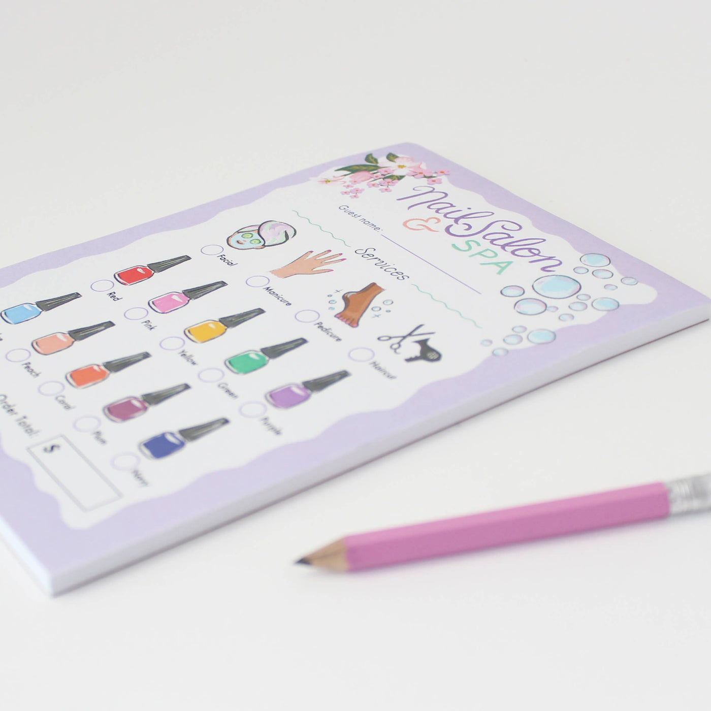 Tiny Town Play Notepad - Nail Salon & Spa