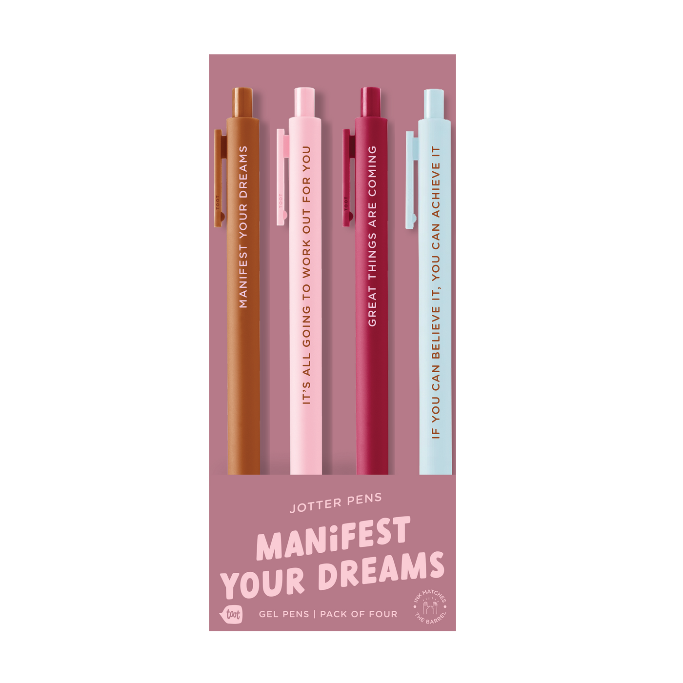 Manifest Your Dreams Jotter Set, 4 Pack