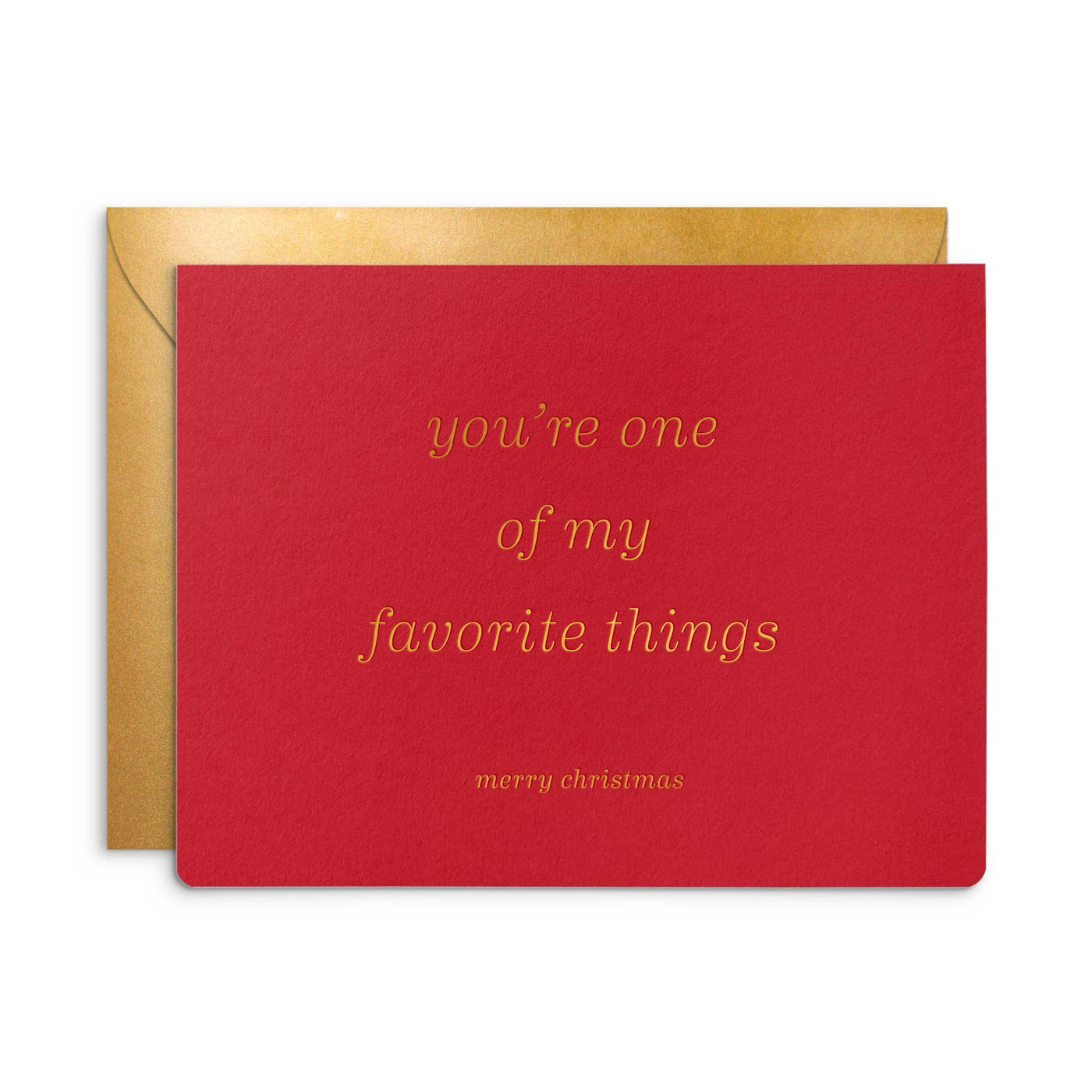 Favorite Thing Christmas Greeting Card