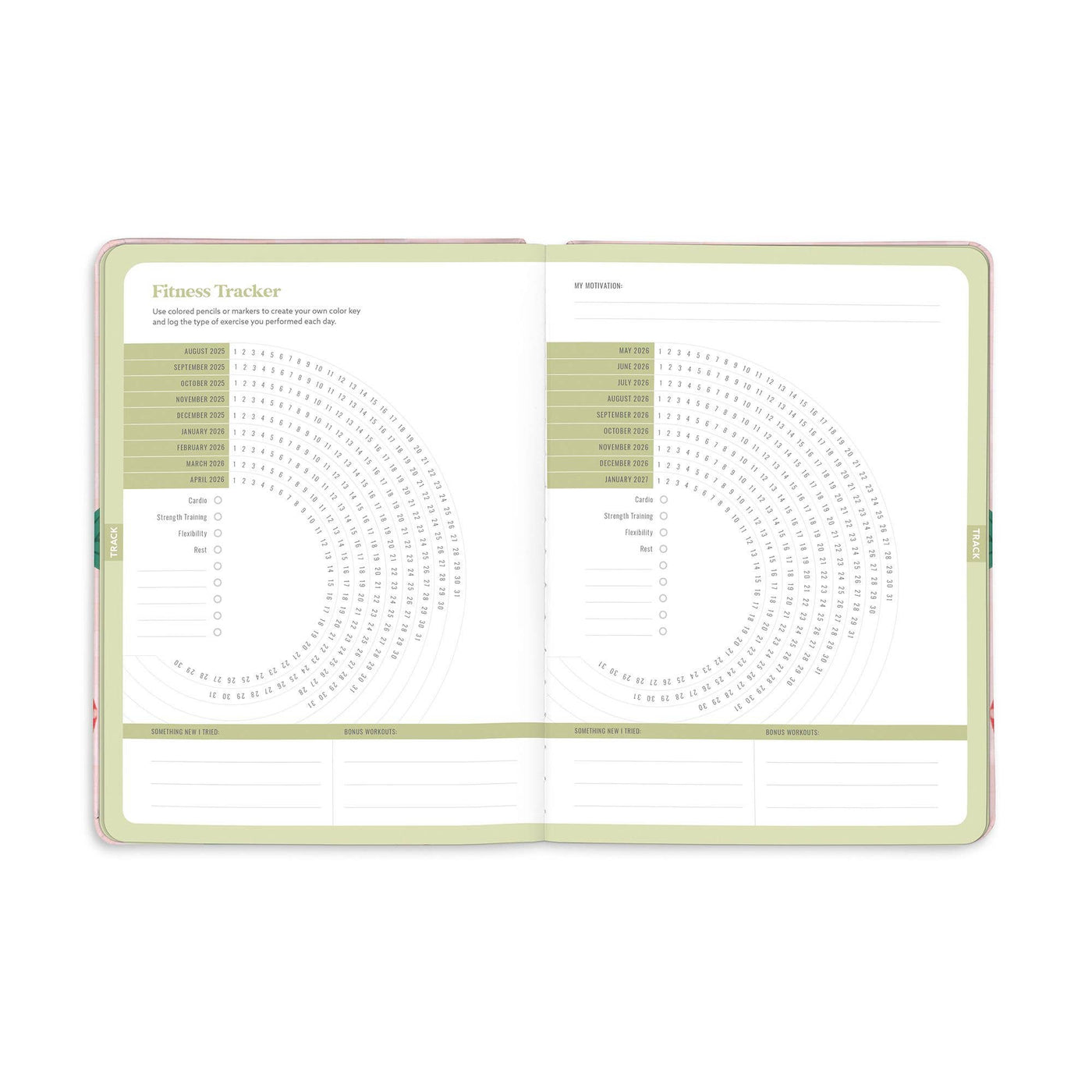 August 2025 to December 2026, Strawberry Love Good Day Planner