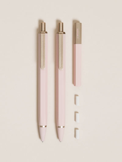 U Brands Cambria Mechanical Pencil, Soft Touch, 2ct, Blush