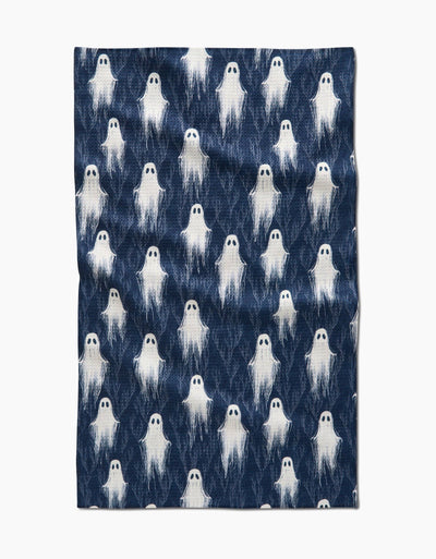Ghosting Around Tea Towel