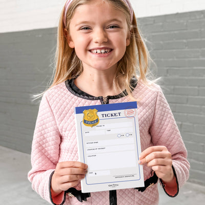 Tiny Town Play Notepad - Police Ticket