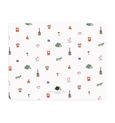 Camp Flat Notes ( Boxed Set of 8) | Kids Stationery