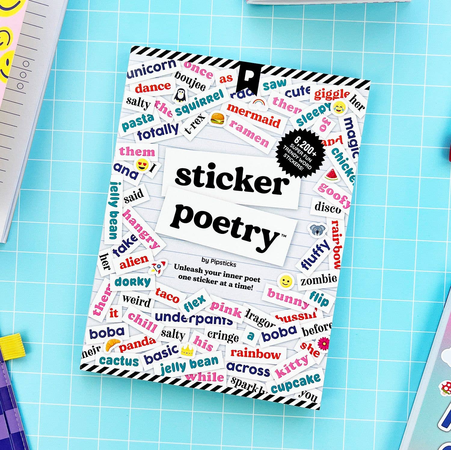 Sticker Poetry Book: Trendy – Greenstar Paperie