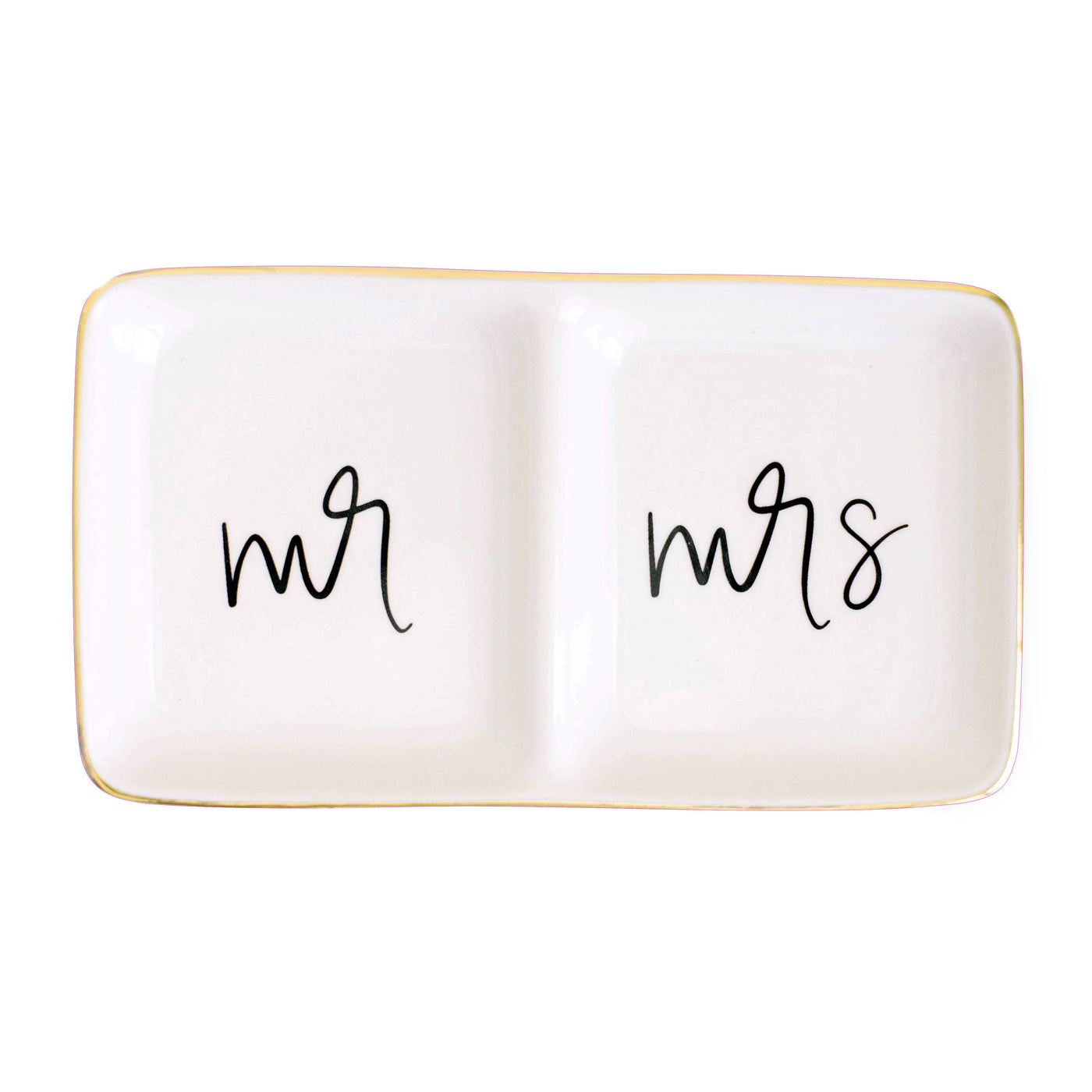 Mr. and Mrs. Jewelry Dish