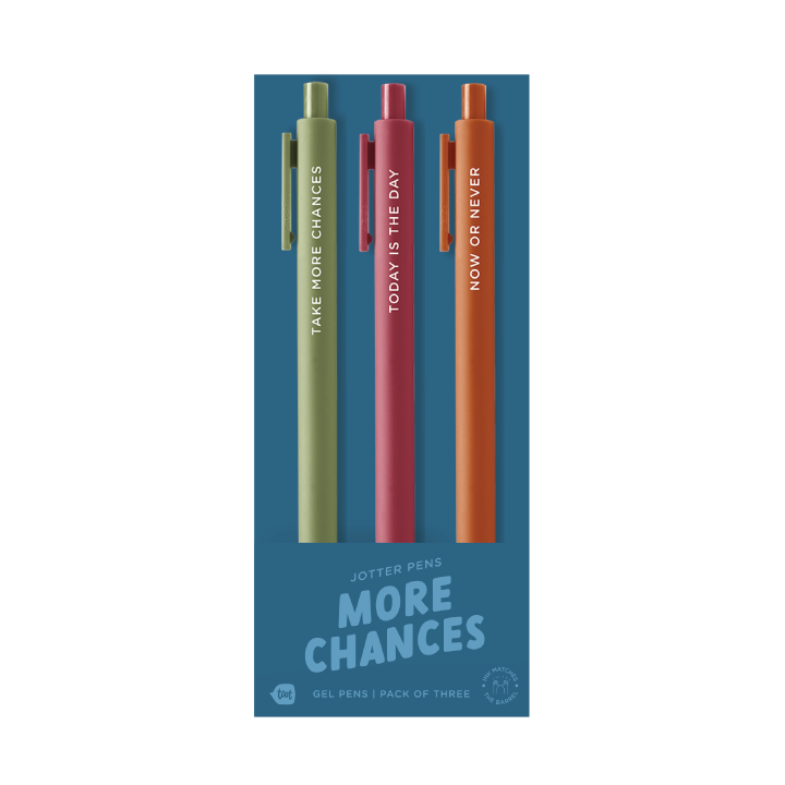 More Chances Jotter Set, 3 Pack