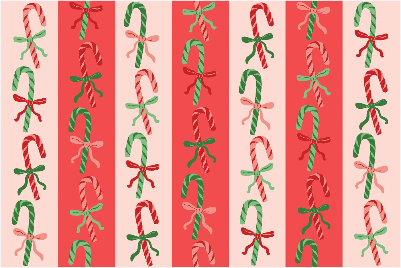 Candy Cane Lane Gift Wrap