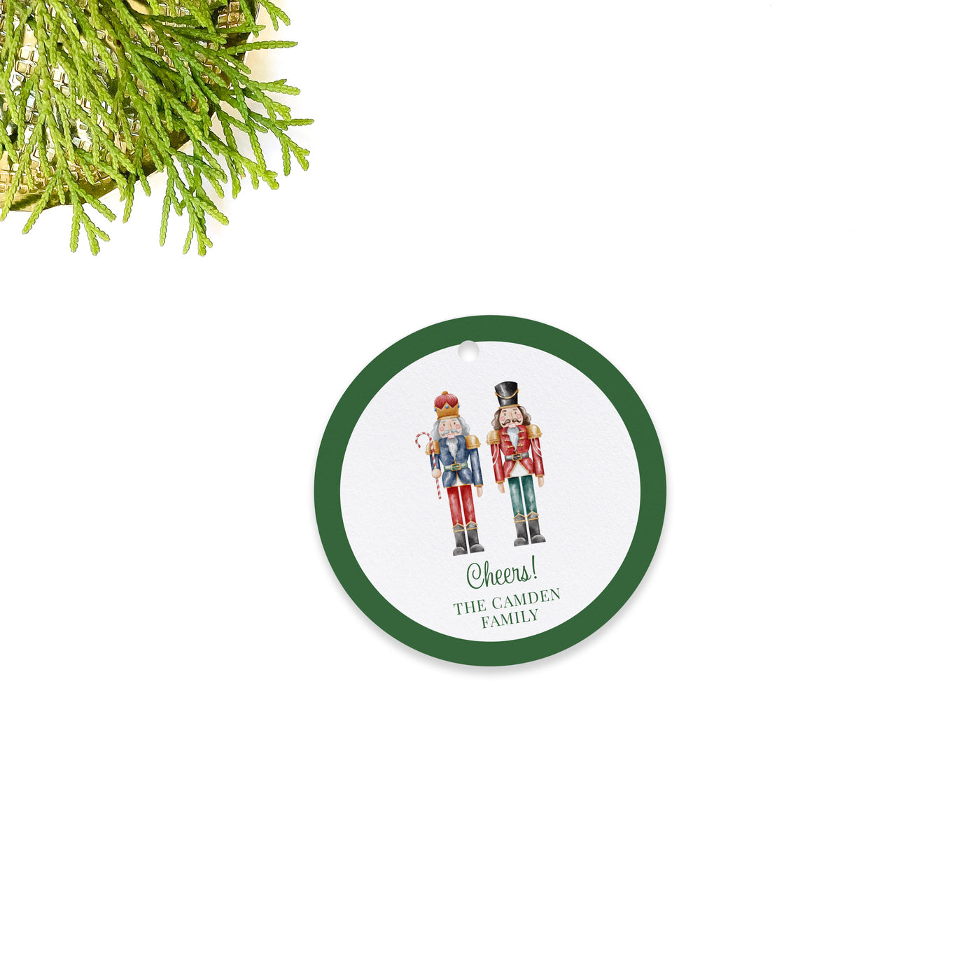 Nutcrackers Holiday Gift Tag