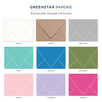 Simply Classic Flat Notecard