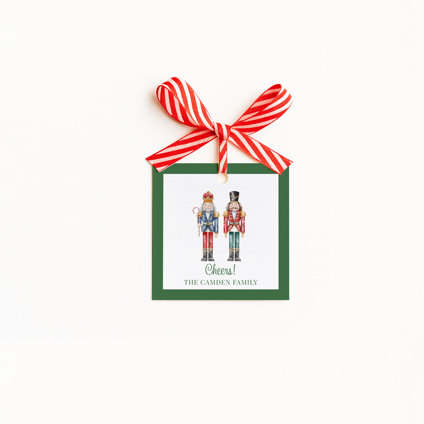 Nutcrackers Holiday Gift Tag