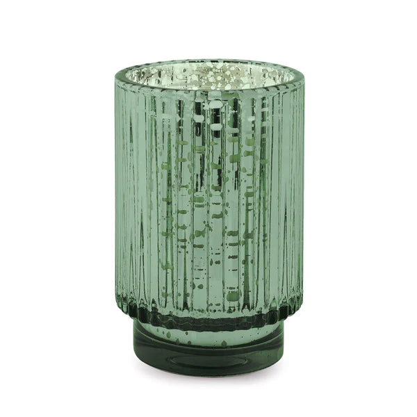 Cypress + Fir - Large Green Mercury Glass Candle