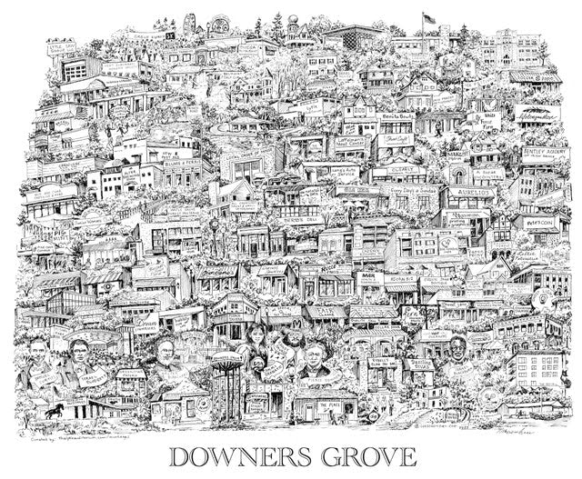 Downers Grove Montage, 8x10