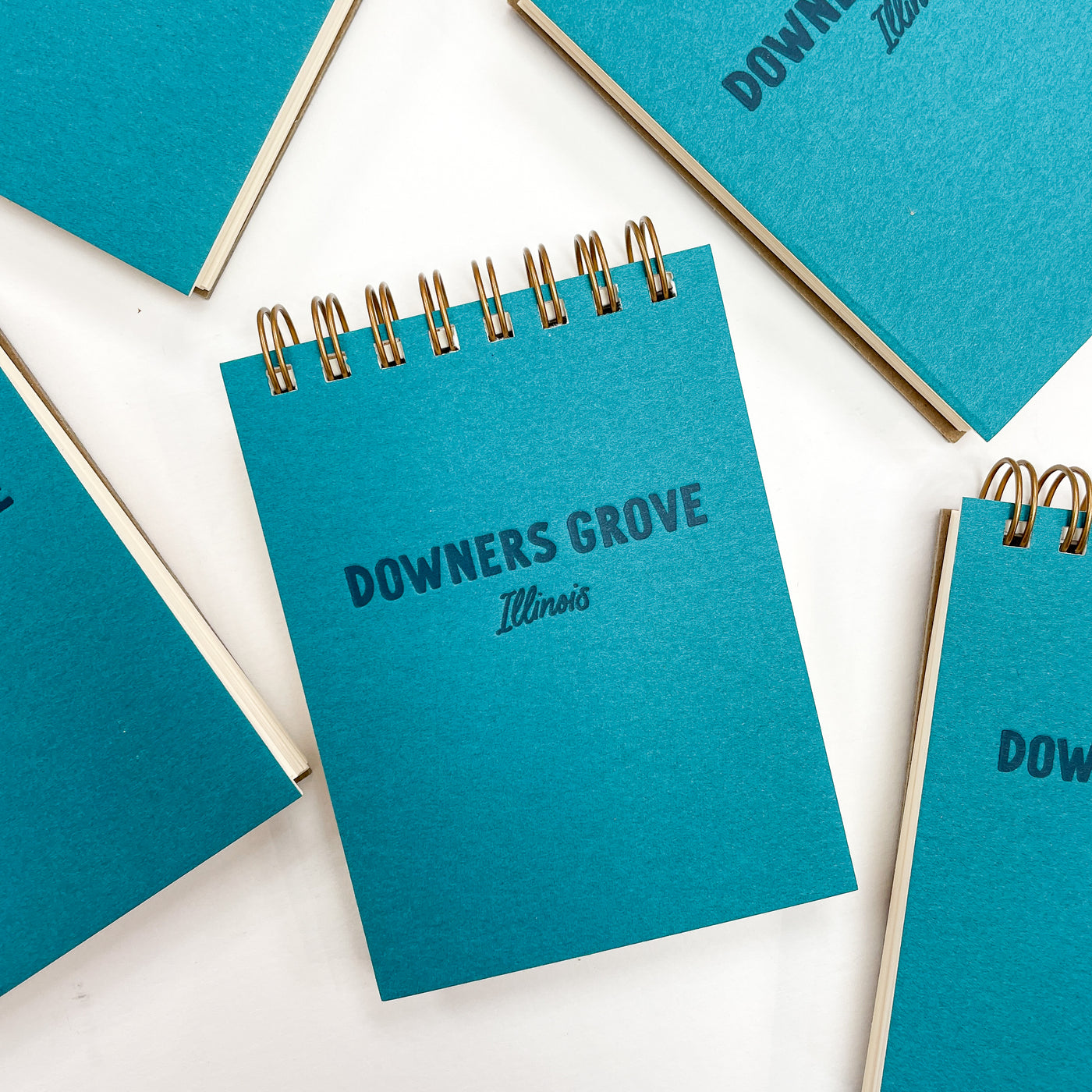 Teal Downers Grove Mini Jotter Notebook