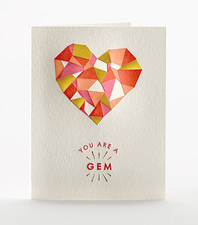 You Are A Gem Thank You Card